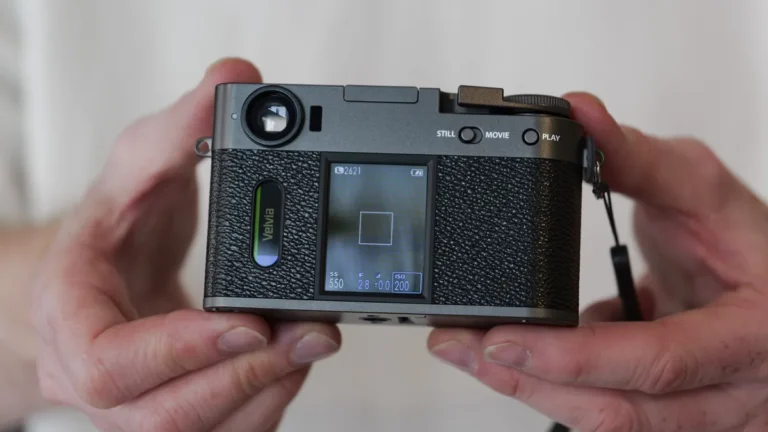 Fujifilm X Half retro camera with film-inspired design