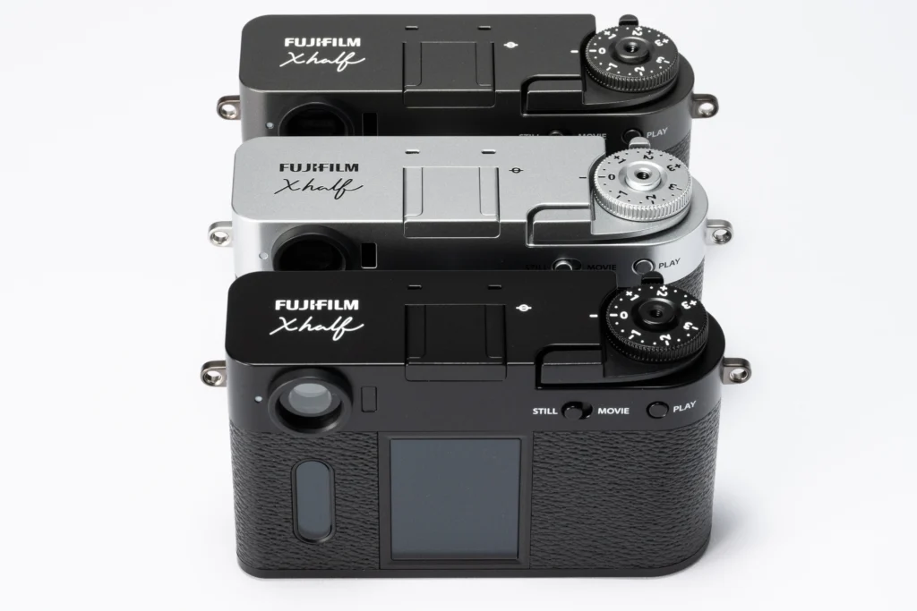 Fujifilm X Half: A Retro Digital Camera That Feels Like Film 3 Different Color Fujifilm X Half camera