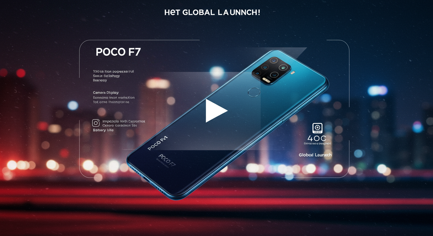 Read more about the article POCO F7 Global Launch Expected in June 2025: Specs, Price & More